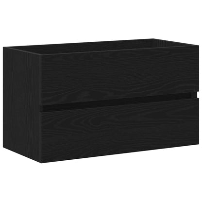 Skříňka Pod Umyvadlo Černý Dub 80 X 39 X 62 Cm Kompozitní Dřevo