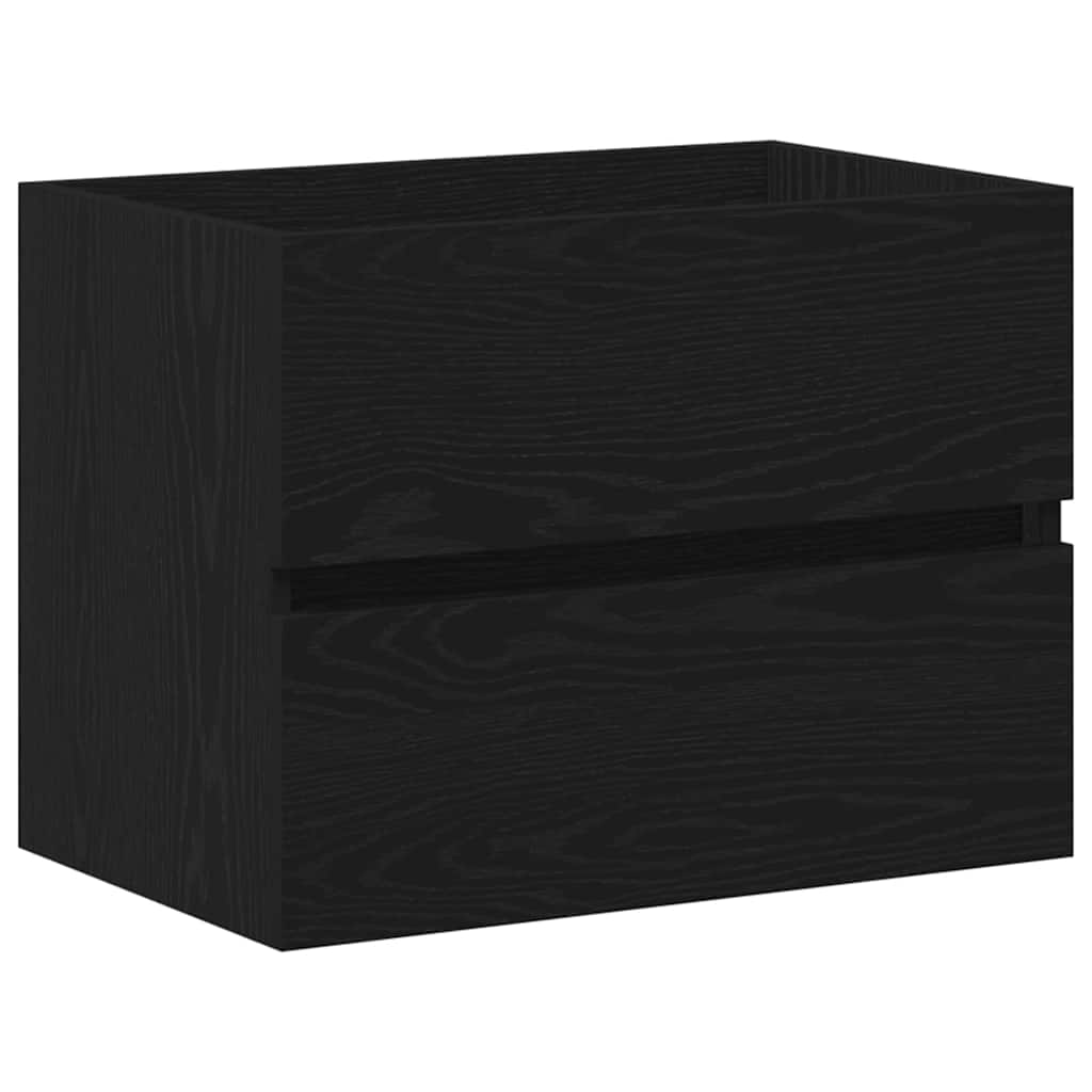 Skříňka Pod Umyvadlo Černý Dub 60 X 39 X 62 Cm Kompozitní Dřevo