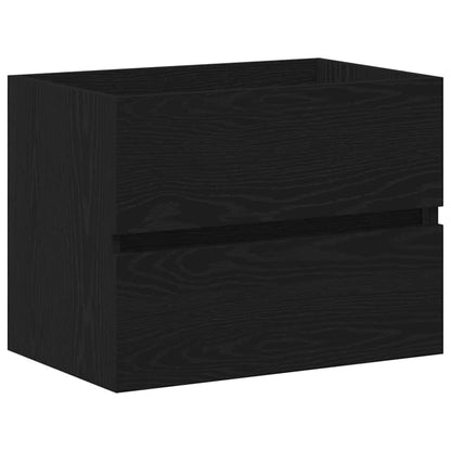 Skříňka Pod Umyvadlo Černý Dub 60 X 39 X 62 Cm Kompozitní Dřevo