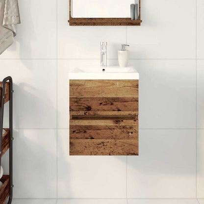 Skříňka Pod Umyvadlo Černý Dub 80 X 39 X 62 Cm Kompozitní Dřevo
