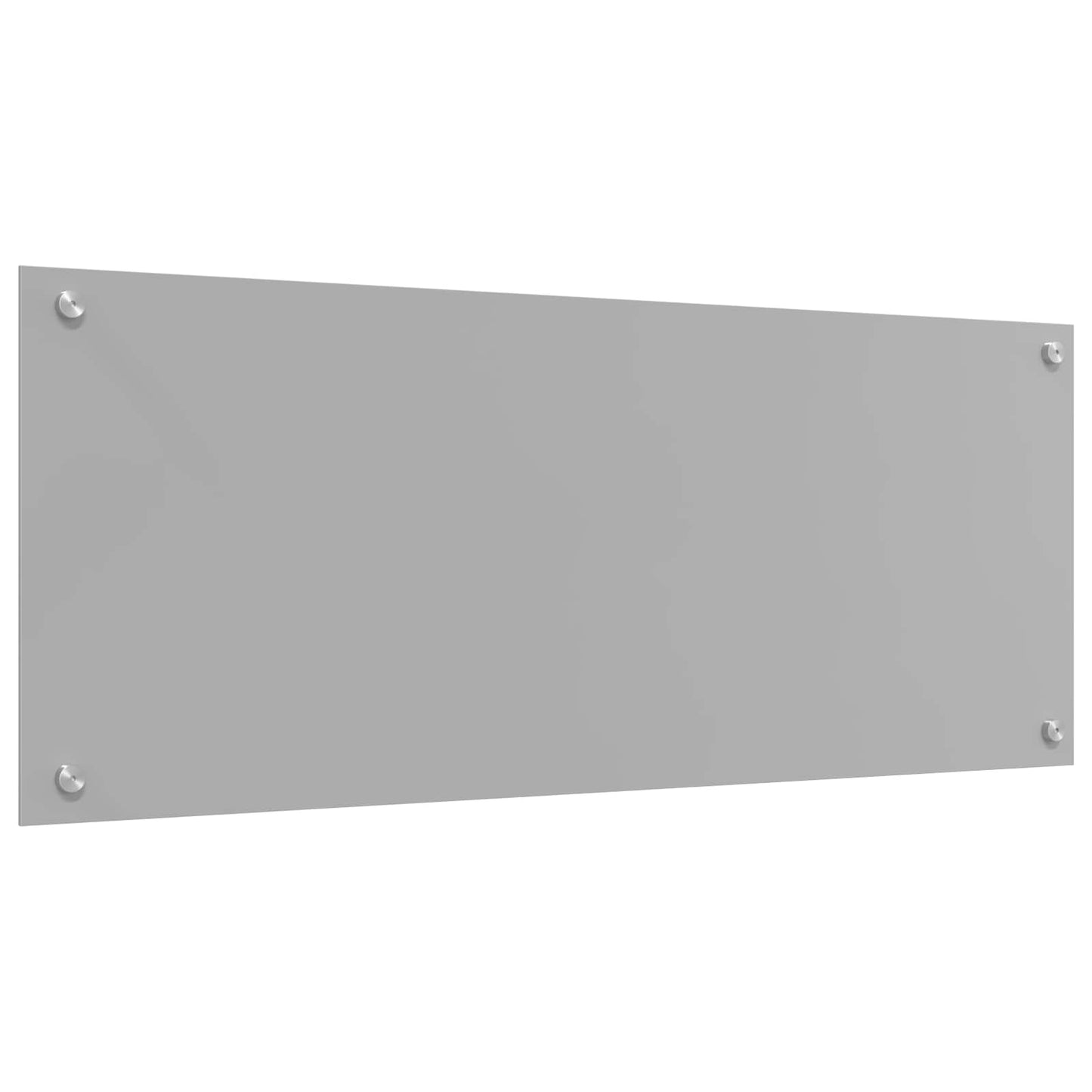Kuchyňský Obklad Světle Šedá 100 X 40 Cm Tvrzené Sklo