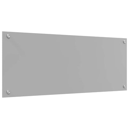Kuchyňský Obklad Světle Šedá 100 X 40 Cm Tvrzené Sklo