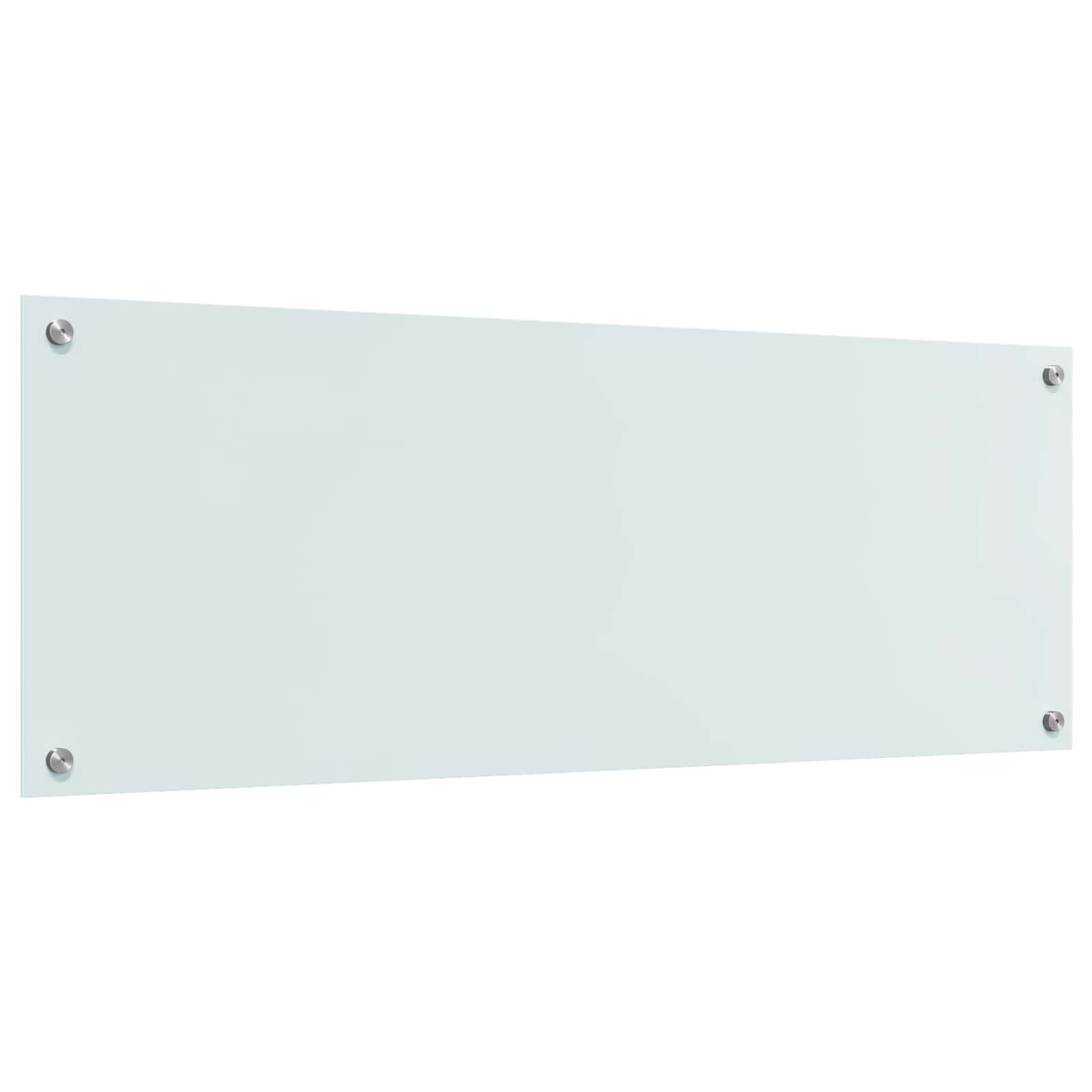 Kuchyňský Obklad Bílá 110 X 40 Cm Tvrzené Sklo