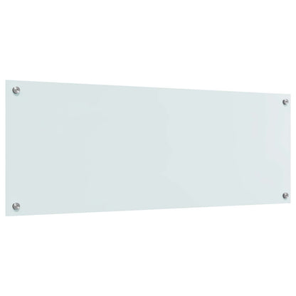 Kuchyňský Obklad Bílá 110 X 40 Cm Tvrzené Sklo
