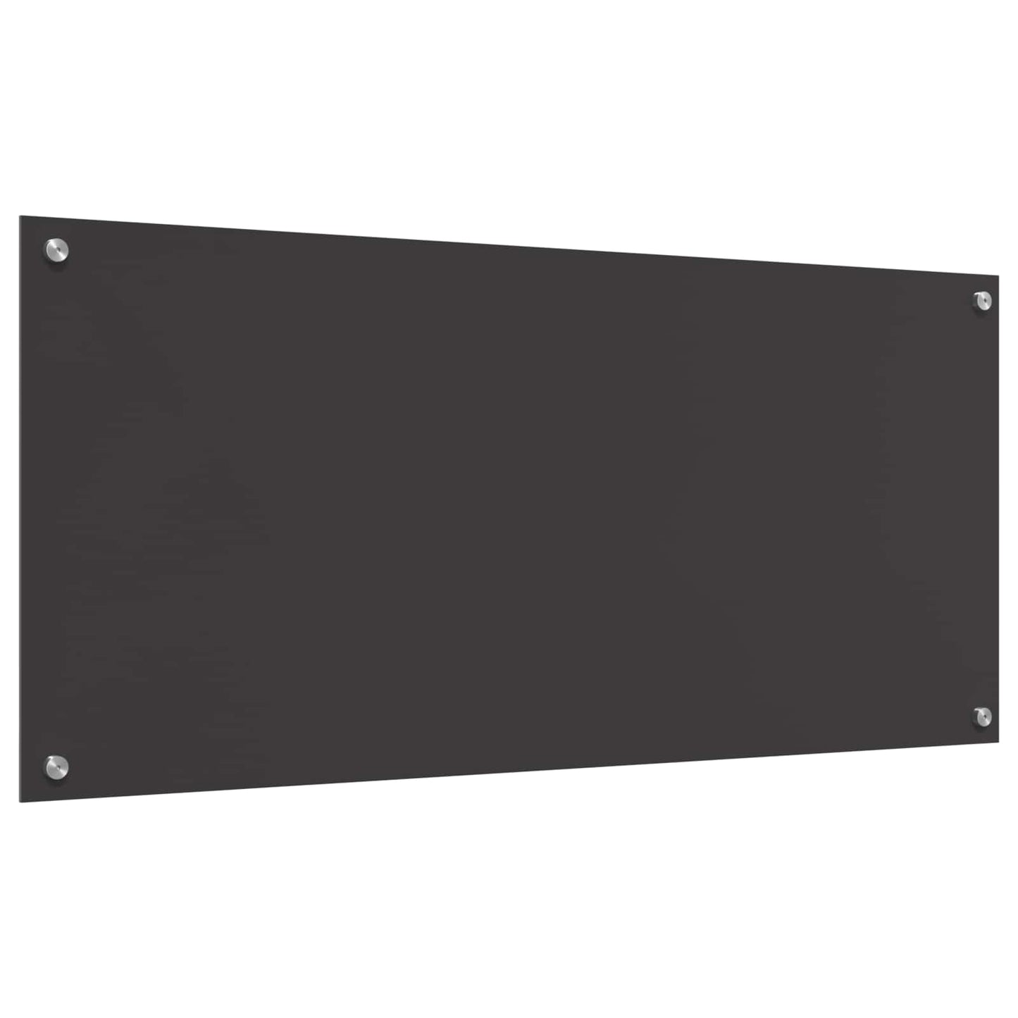 Kuchyňský Obklad Tmavě Šedá 110 X 50 Cm Tvrzené Sklo