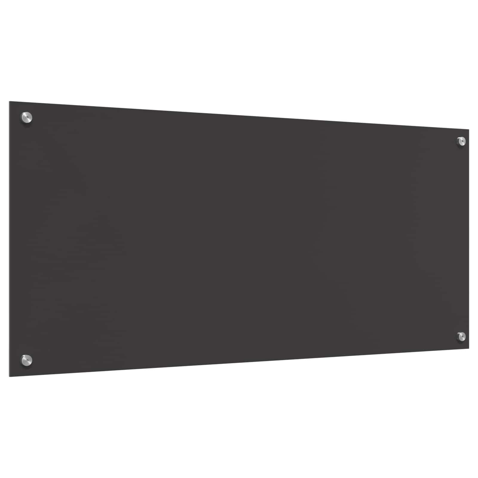 Kuchyňský Obklad Tmavě Šedá 110 X 50 Cm Tvrzené Sklo