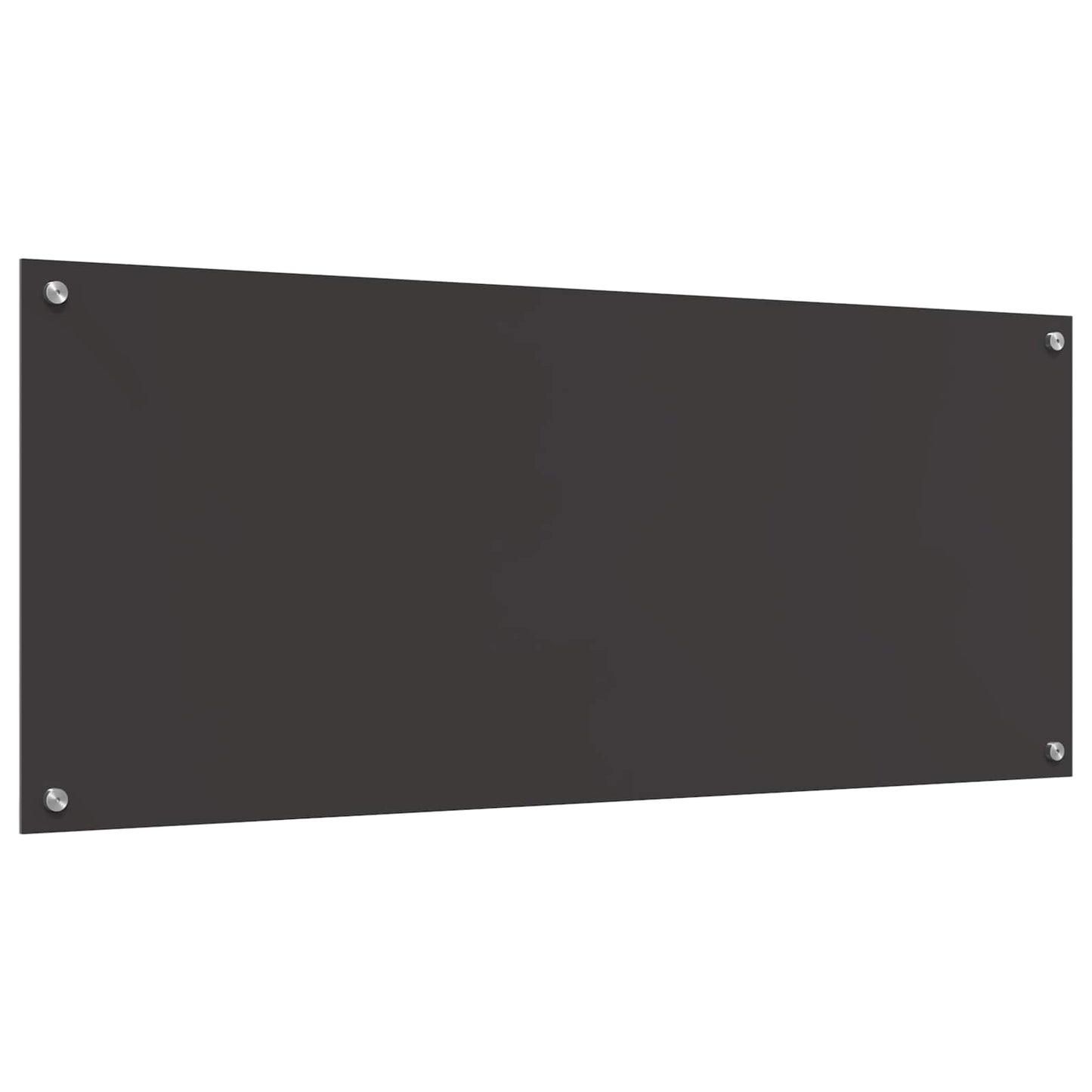 Kuchyňský Obklad Tmavě Šedá 120 X 50 Cm Tvrzené Sklo
