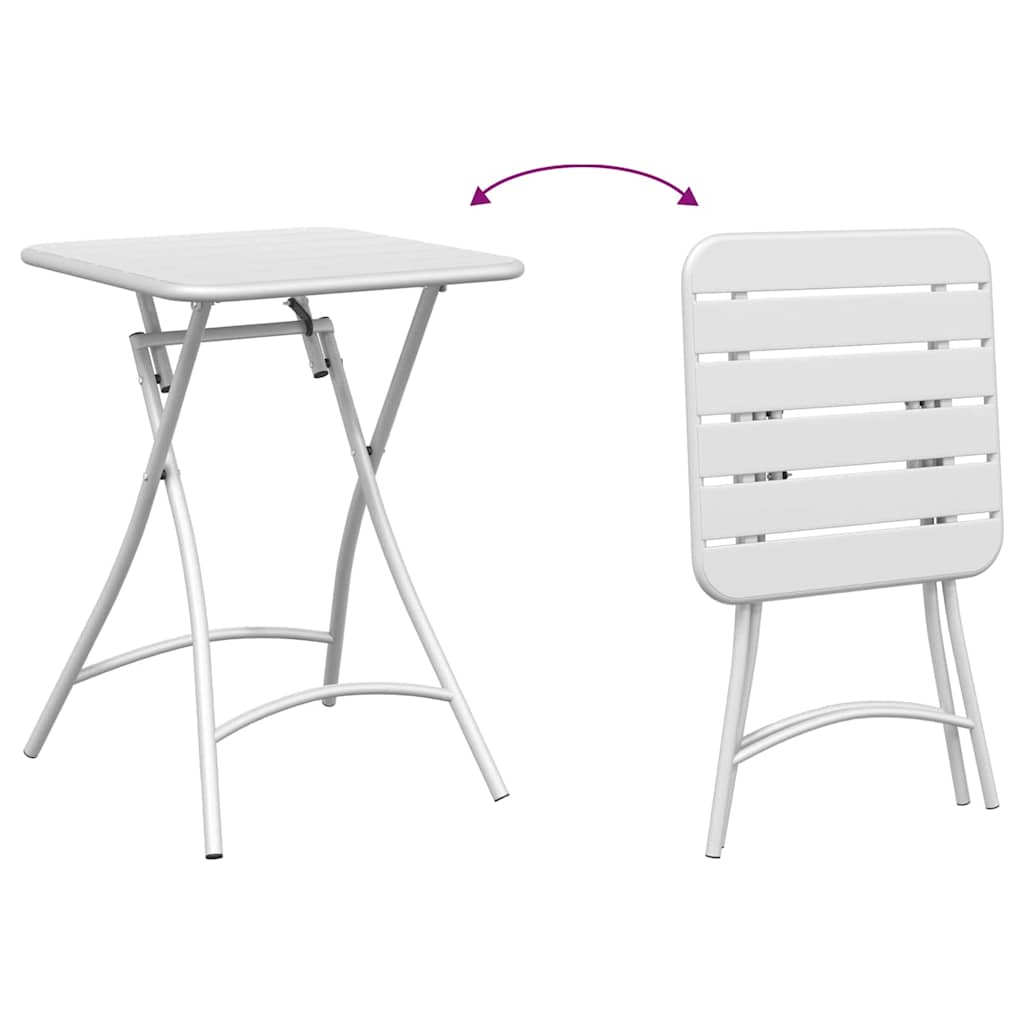 Bistro Stolek 55 X 55 X 72,5 Cm Práškově Lakovaná Ocel