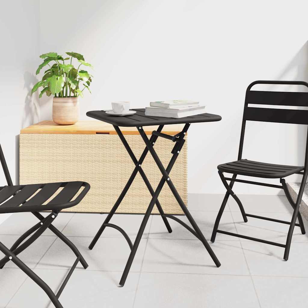 Bistro Stolek 55 X 55 X 72,5 Cm Práškově Lakovaná Ocel