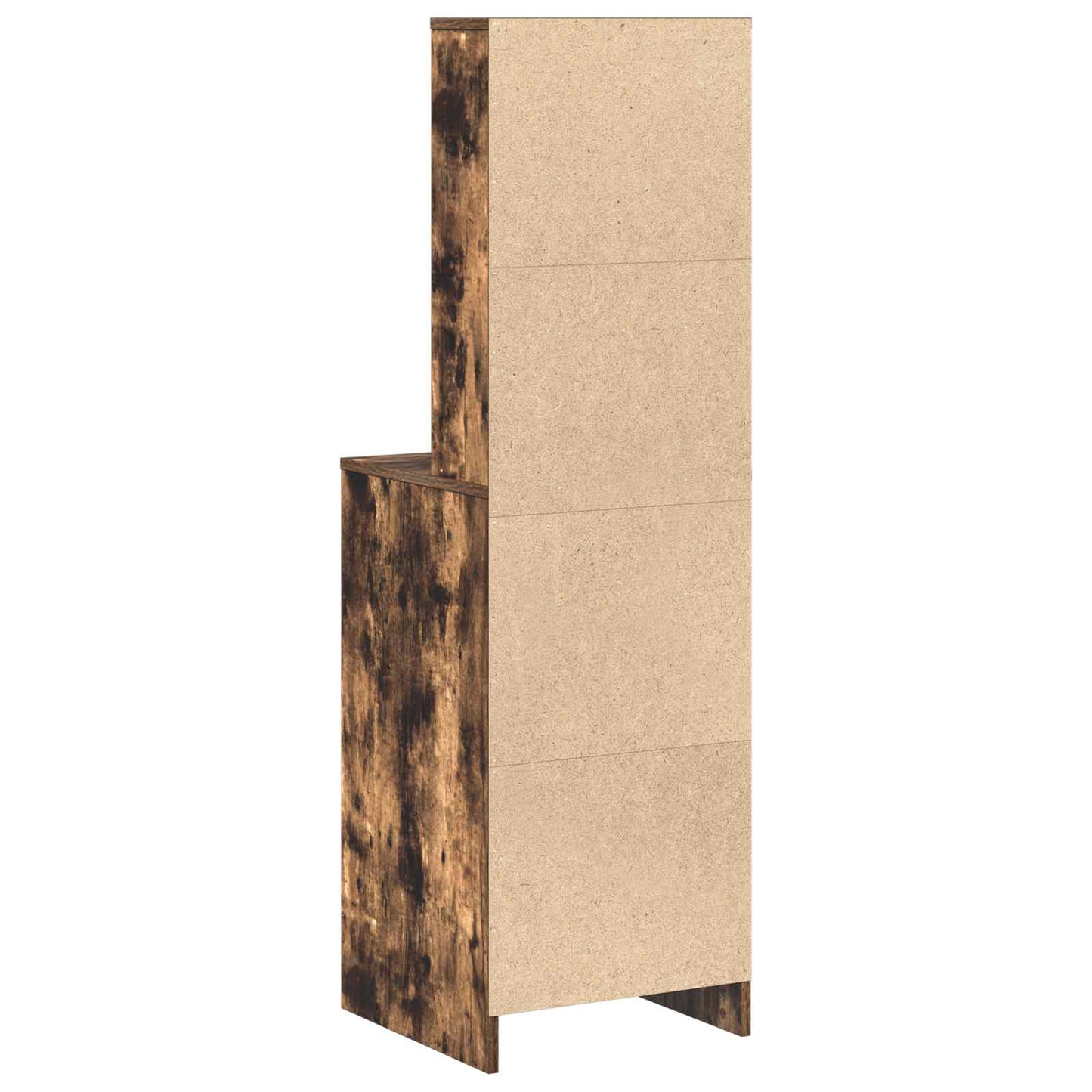 Vysoký Bufet Kouřový Dub 40 X 41 X 135 Cm Kompozitní Dřevo