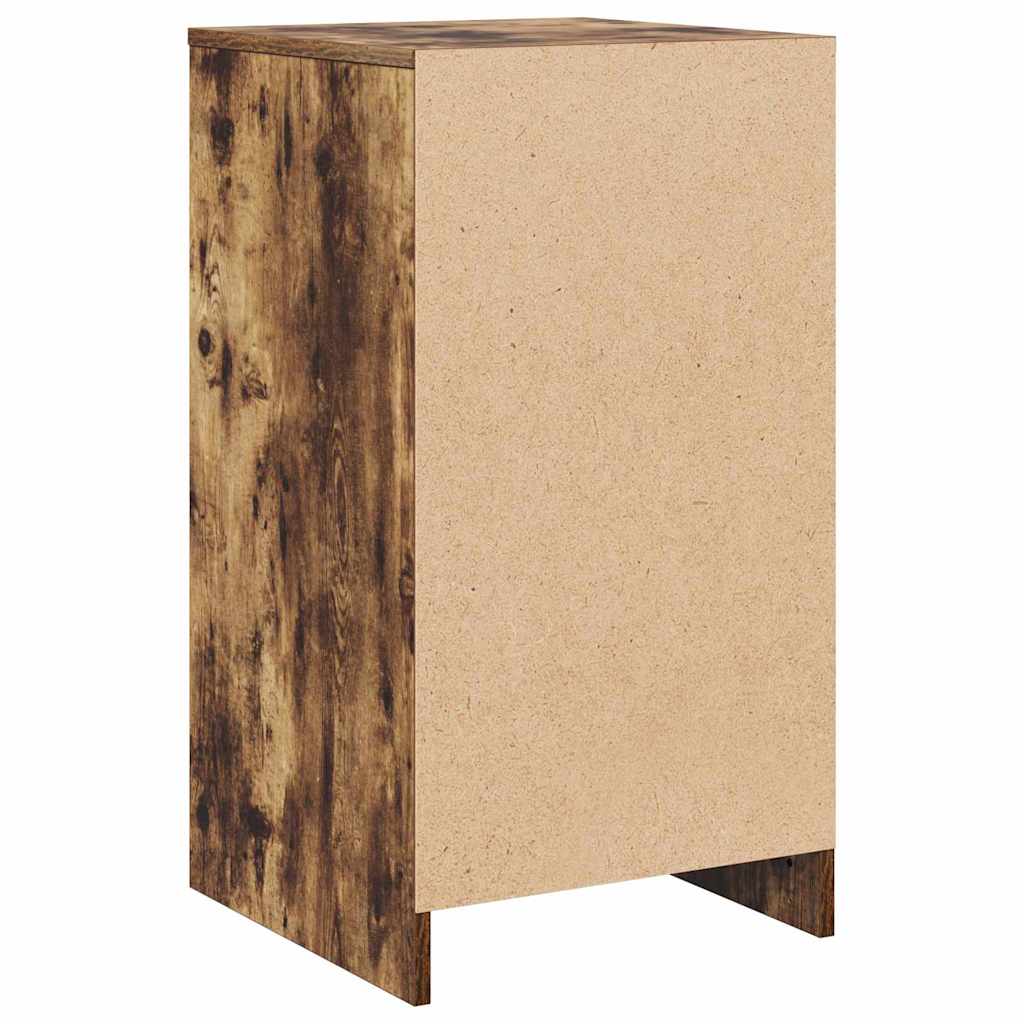 Servírovací Skříň Kouřový Dub 40 X 41 X 75 Cm Kompozitní Dřevo