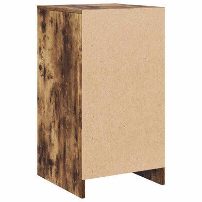 Servírovací Skříň Kouřový Dub 40 X 41 X 75 Cm Kompozitní Dřevo