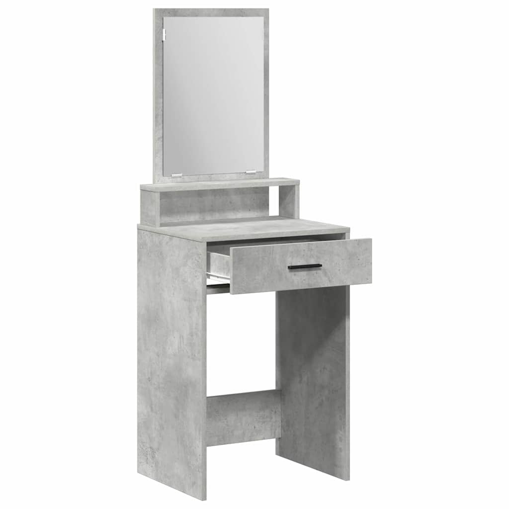 Kosmetický Stůl Betonově Šedá 50 X 41 X 140 Cm Kompozitní Dřevo