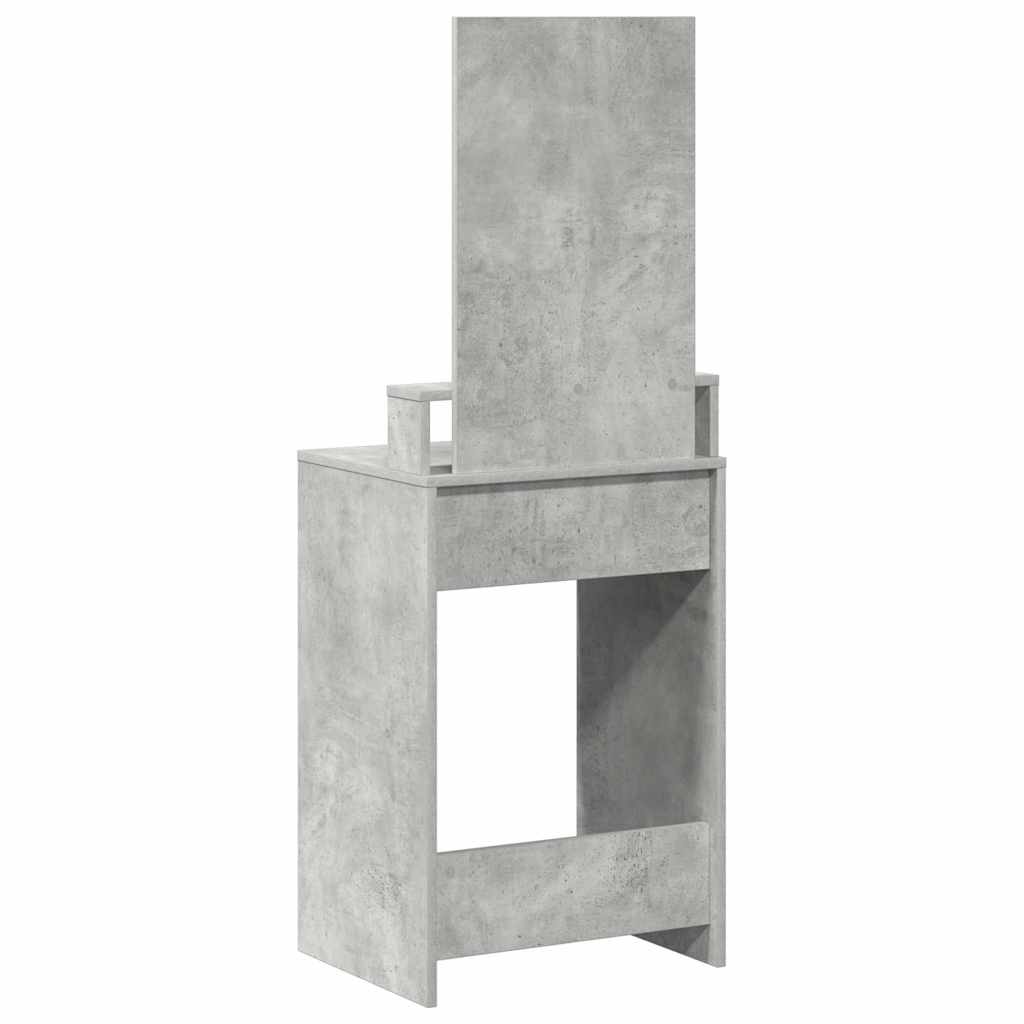 Kosmetický Stůl Betonově Šedá 50 X 41 X 140 Cm Kompozitní Dřevo