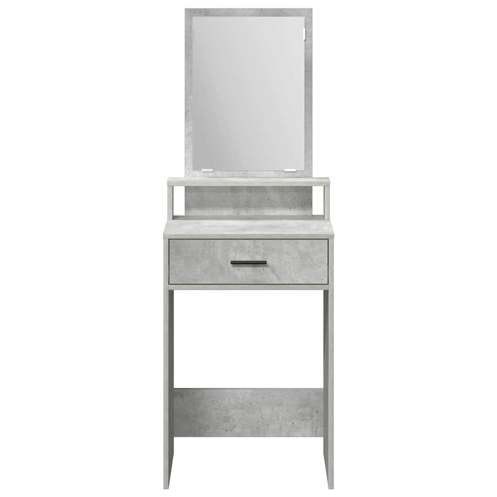 Kosmetický Stůl Betonově Šedá 50 X 41 X 140 Cm Kompozitní Dřevo