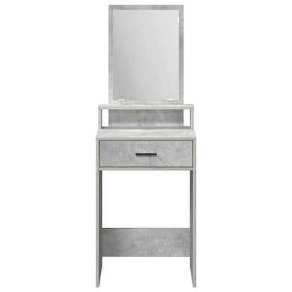 Kosmetický Stůl Betonově Šedá 50 X 41 X 140 Cm Kompozitní Dřevo