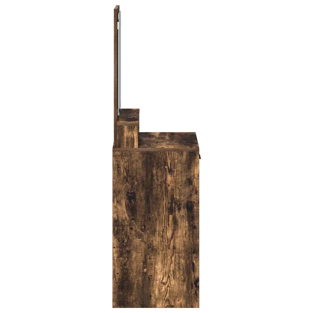 Kosmetický Stůl Kouřový Dub 50 X 41 X 140 Cm Kompozitní Dřevo