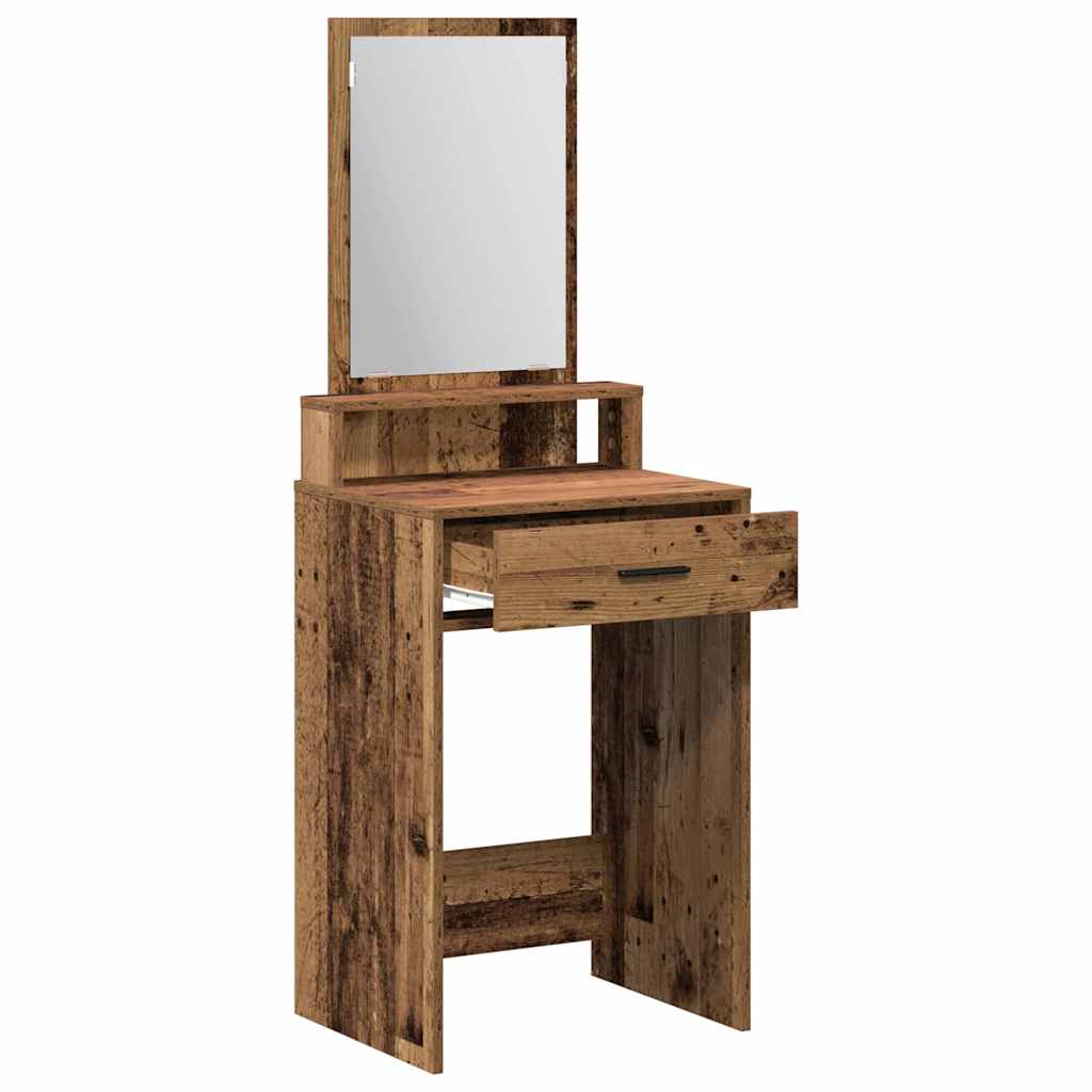 Kosmetický Stůl Staré Dřevo 50 X 41 X 140 Cm Kompozitní Dřevo