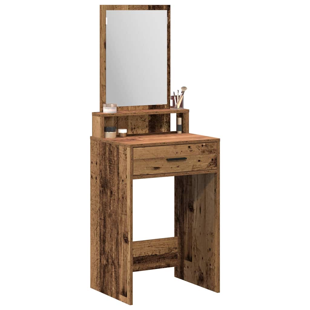 Kosmetický Stůl Staré Dřevo 50 X 41 X 140 Cm Kompozitní Dřevo