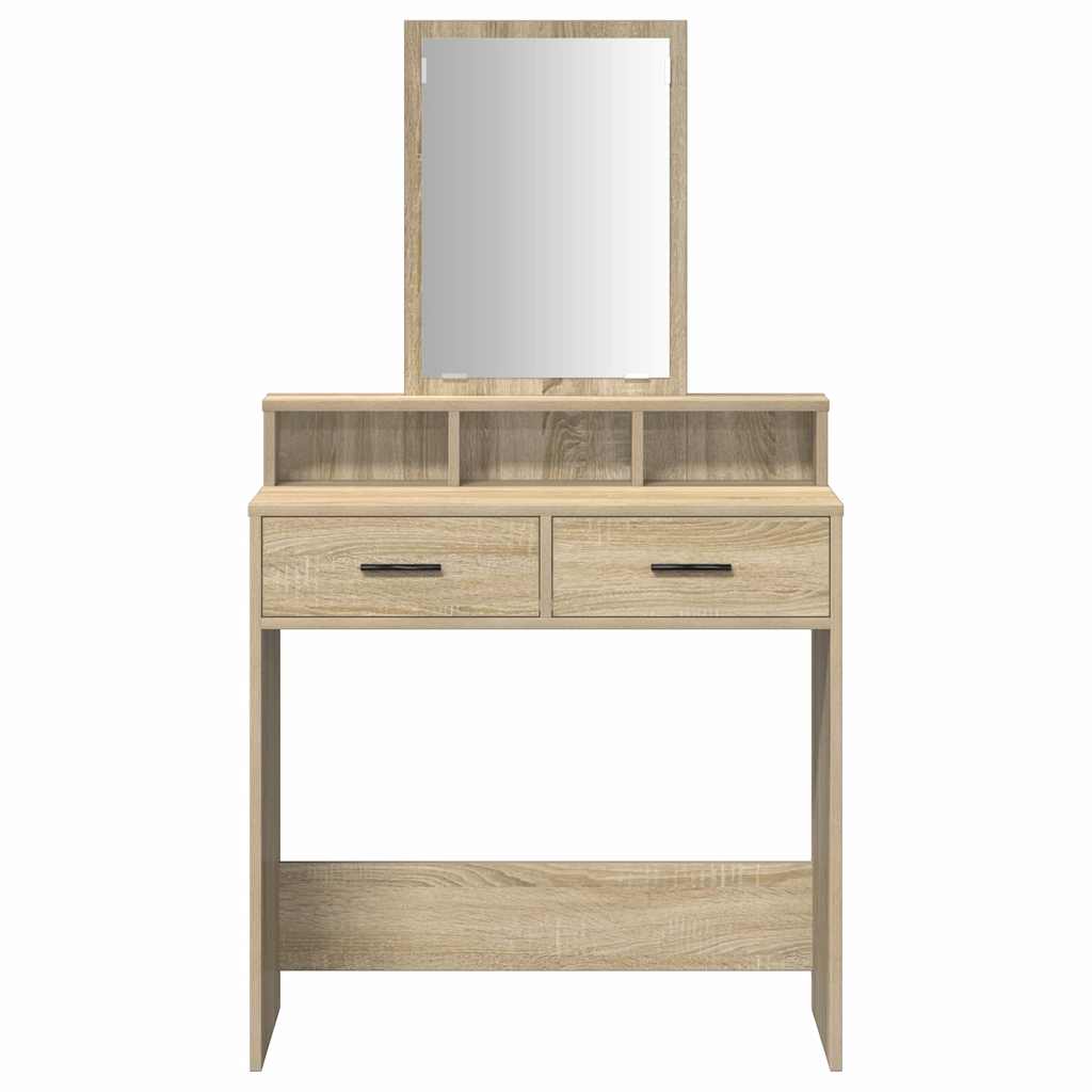 Kosmetický Stůl Sonoma Dub 79 X 41 X 140 Cm Kompozitní Dřevo