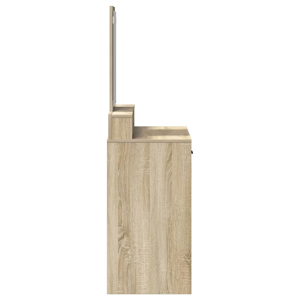 Kosmetický Stůl Sonoma Dub 79 X 41 X 140 Cm Kompozitní Dřevo