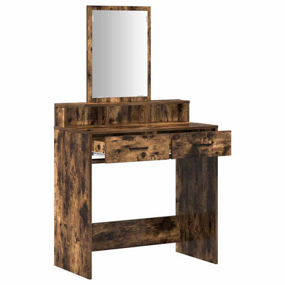 Kosmetický Stůl Kouřový Dub 79 X 41 X 140 Cm Kompozitní Dřevo
