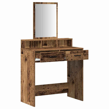 Kosmetický Stůl Staré Dřevo 79 X 41 X 140 Cm Kompozitní Dřevo