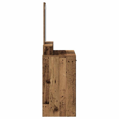 Kosmetický Stůl Staré Dřevo 79 X 41 X 140 Cm Kompozitní Dřevo