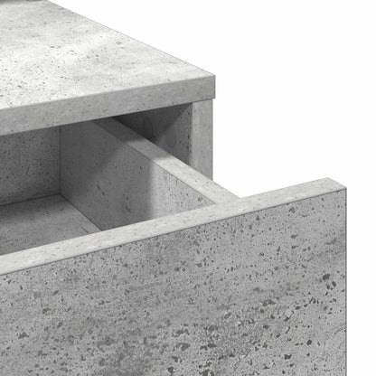 Kosmetický Stůl Betonově Šedá 100 X 41 X 140 Cm