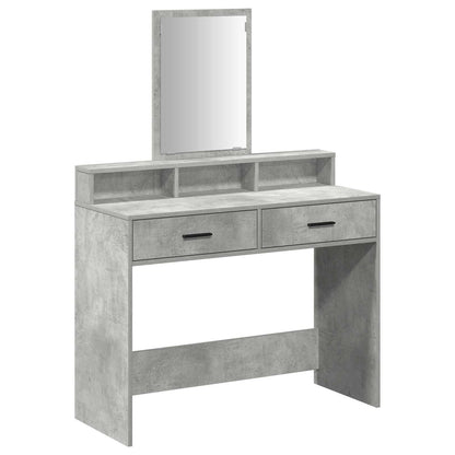 Kosmetický Stůl Betonově Šedá 100 X 41 X 140 Cm