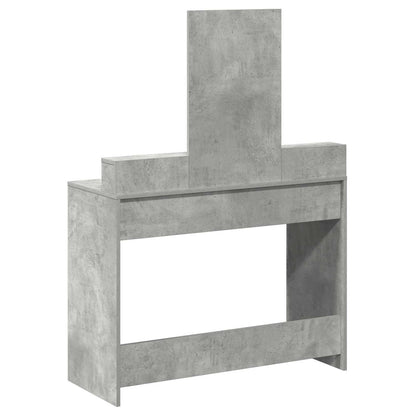 Kosmetický Stůl Betonově Šedá 100 X 41 X 140 Cm