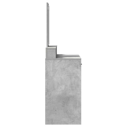 Kosmetický Stůl Betonově Šedá 100 X 41 X 140 Cm