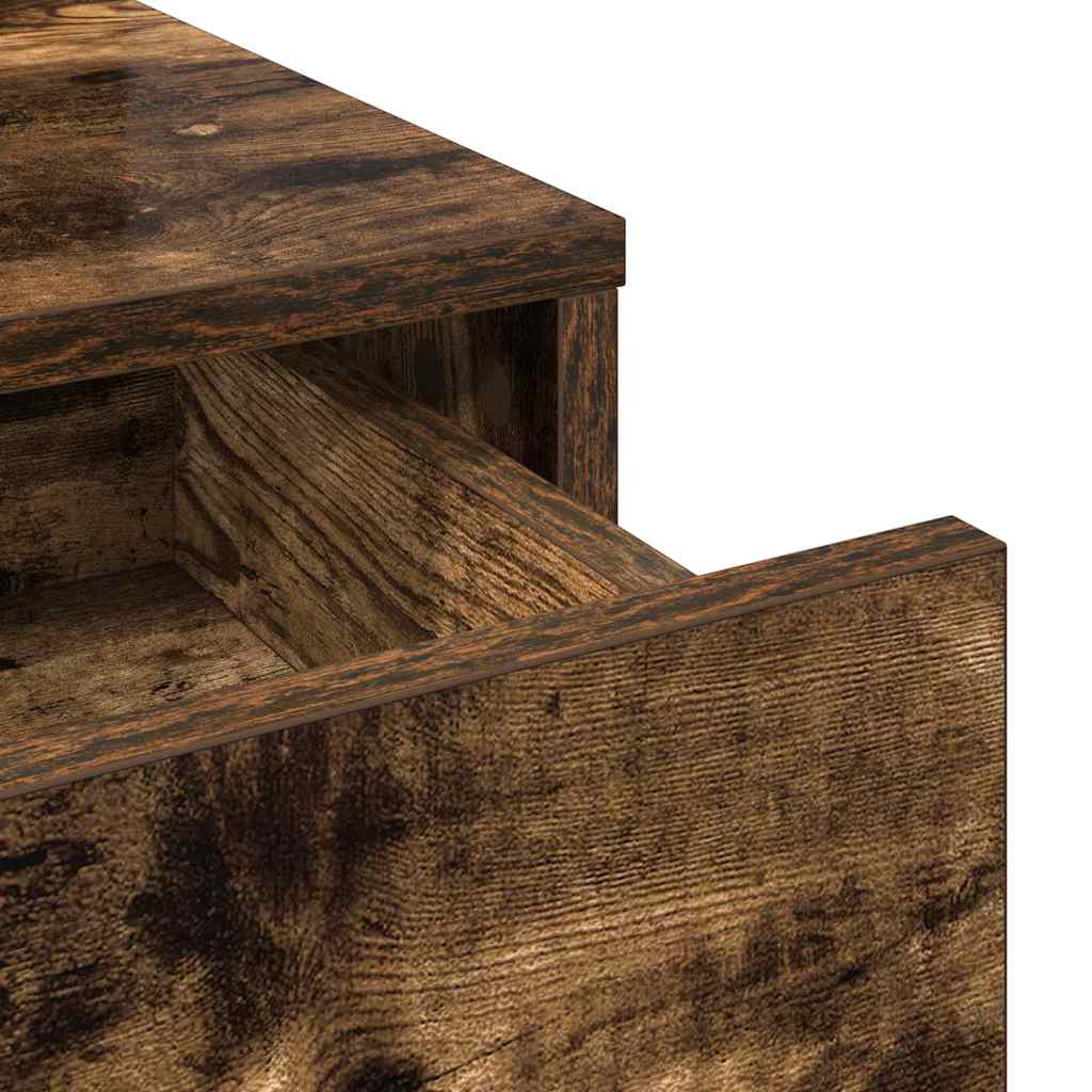 Kosmetický Stůl Kouřový Dub 100 X 41 X 140 Cm Kompozitní Dřevo