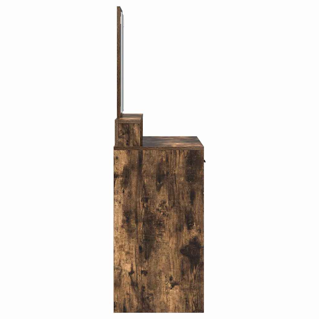 Kosmetický Stůl Kouřový Dub 100 X 41 X 140 Cm Kompozitní Dřevo