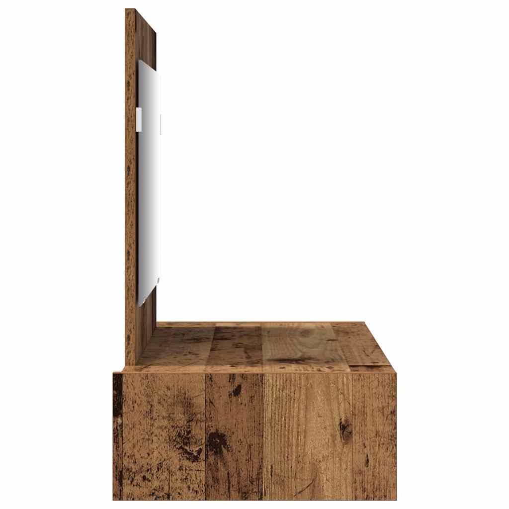 Kosmetický Stůl Hnědá 83 X 40 X 70 Cm Kompozitní Dřevo