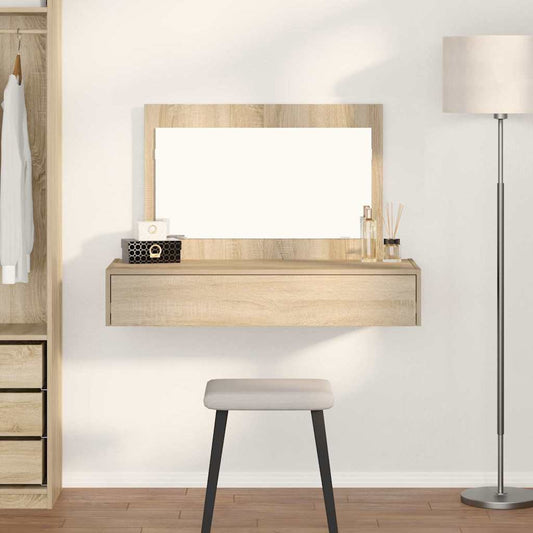 Kosmetický Stůl Hnědá 100 X 40 X 70 Cm Kompozitní Dřevo