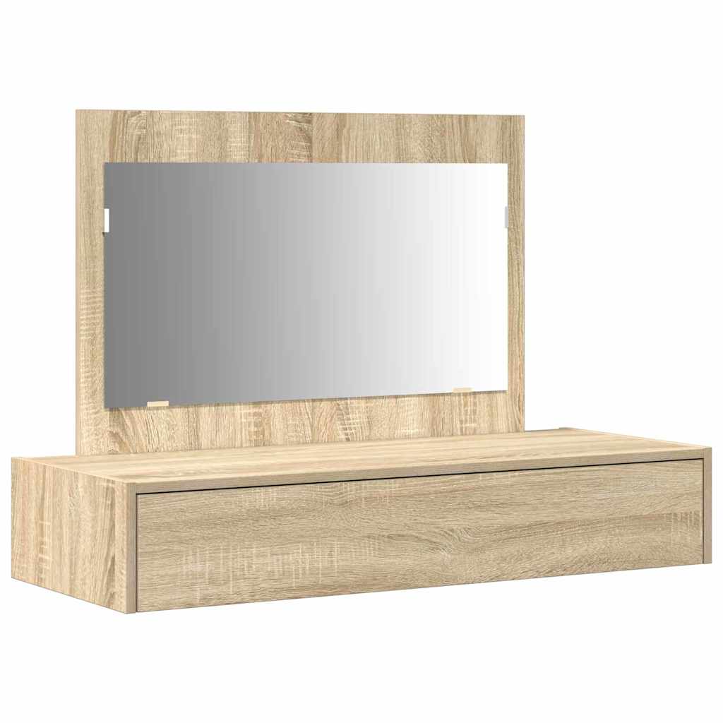 Kosmetický Stůl Hnědá 100 X 40 X 70 Cm Kompozitní Dřevo