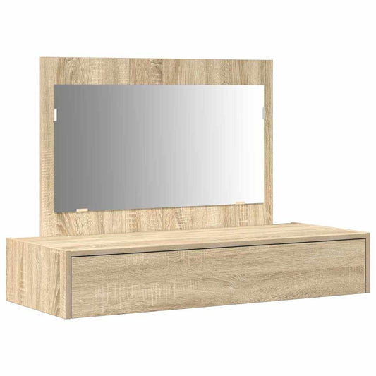 Kosmetický Stůl Hnědá 100 X 40 X 70 Cm Kompozitní Dřevo