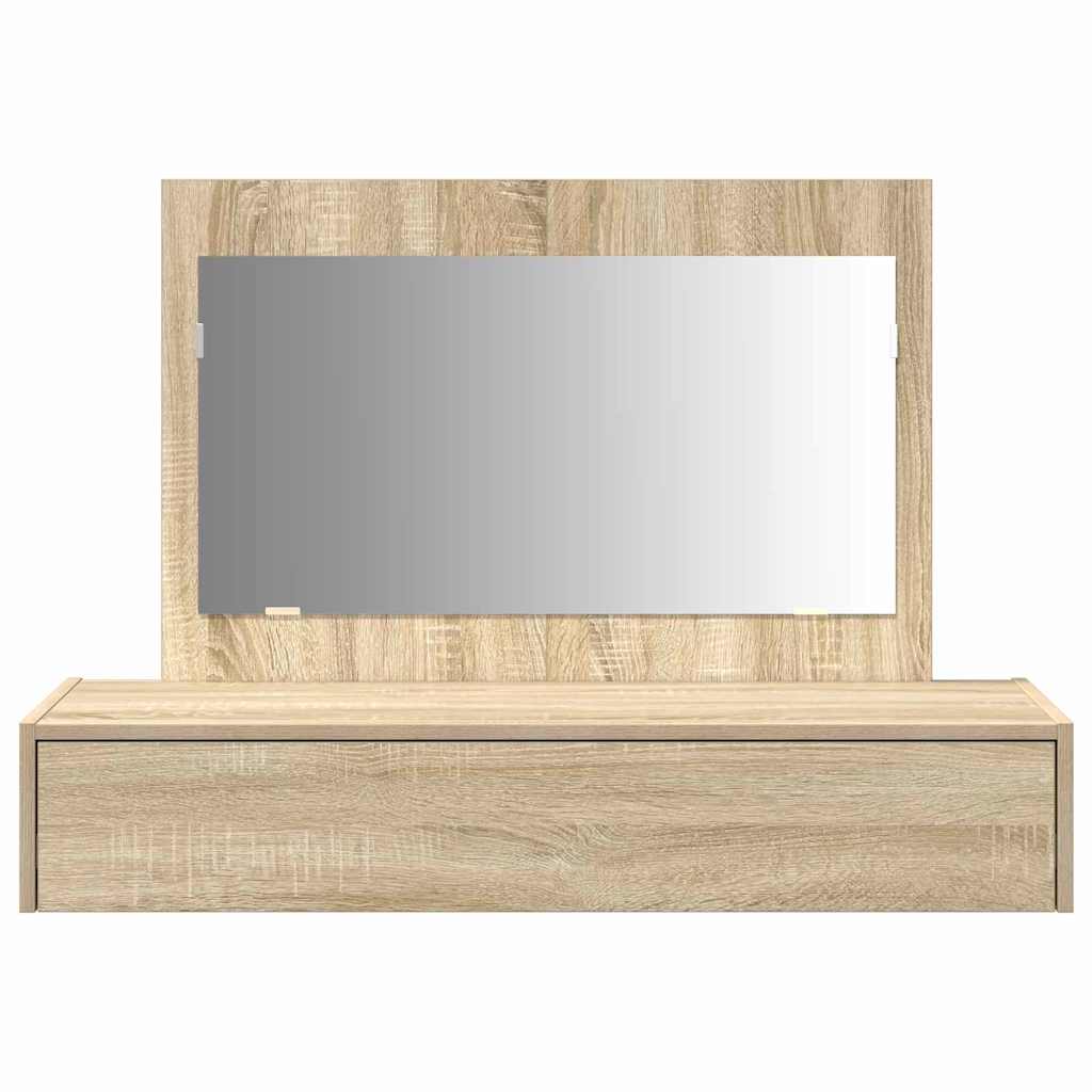 Kosmetický Stůl Hnědá 100 X 40 X 70 Cm Kompozitní Dřevo