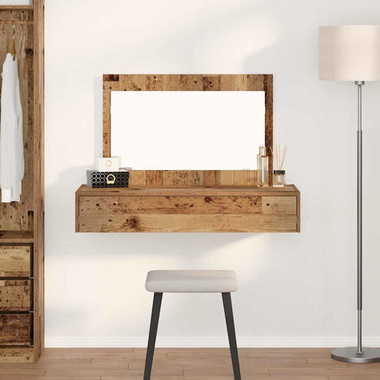 Kosmetický Stůl Hnědá 100 X 40 X 70 Cm Kompozitní Dřevo