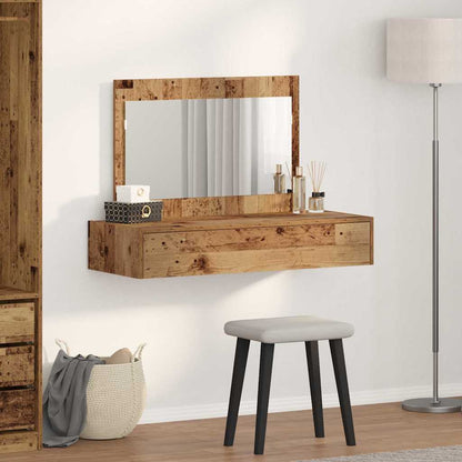 Kosmetický Stůl Hnědá 100 X 40 X 70 Cm Kompozitní Dřevo