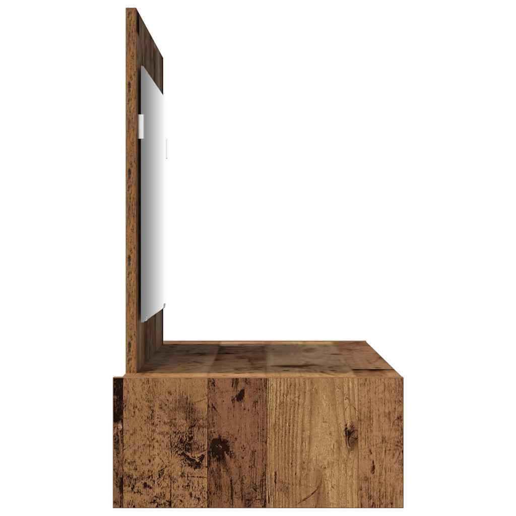 Kosmetický Stůl Hnědá 100 X 40 X 70 Cm Kompozitní Dřevo