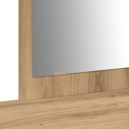 Kosmetický Stůl Hnědá 100 X 40 X 70 Cm Kompozitní Dřevo