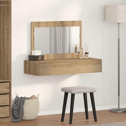 Kosmetický Stůl Hnědá 100 X 40 X 70 Cm Kompozitní Dřevo