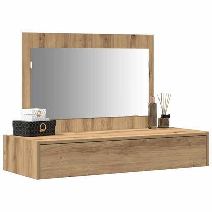 Kosmetický Stůl Hnědá 100 X 40 X 70 Cm Kompozitní Dřevo