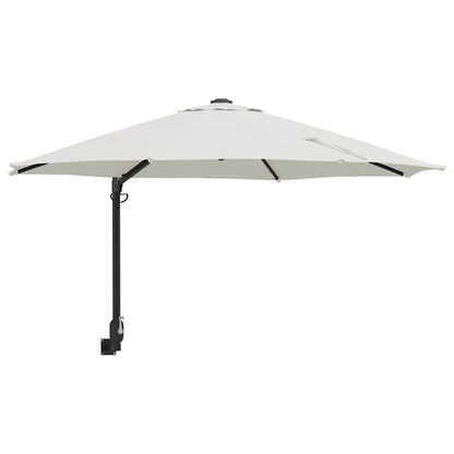 Zahradní Slunečník 248 X 248 X 148 Cm Polyester A Ocel