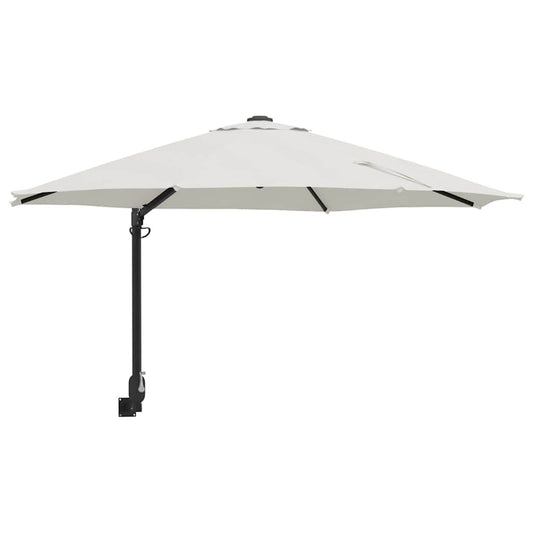 Zahradní Slunečník 248 X 248 X 148 Cm Polyester A Ocel
