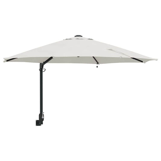 Zahradní Slunečník 248 X 248 X 148 Cm Polyester A Ocel