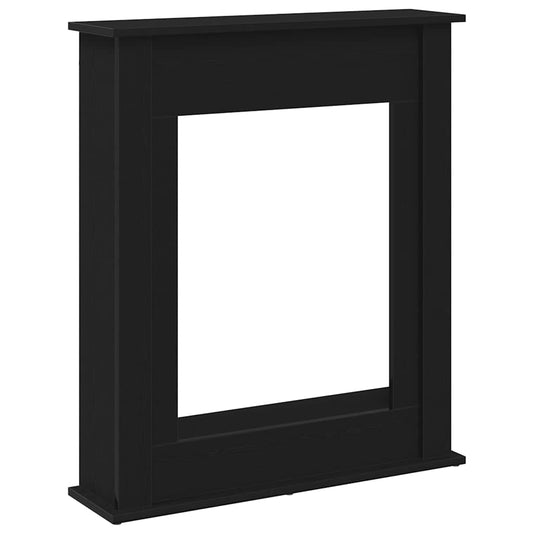 Krbový Rám Černý Dub 75X20X87,5 Cm, Konstrukční Dřevo