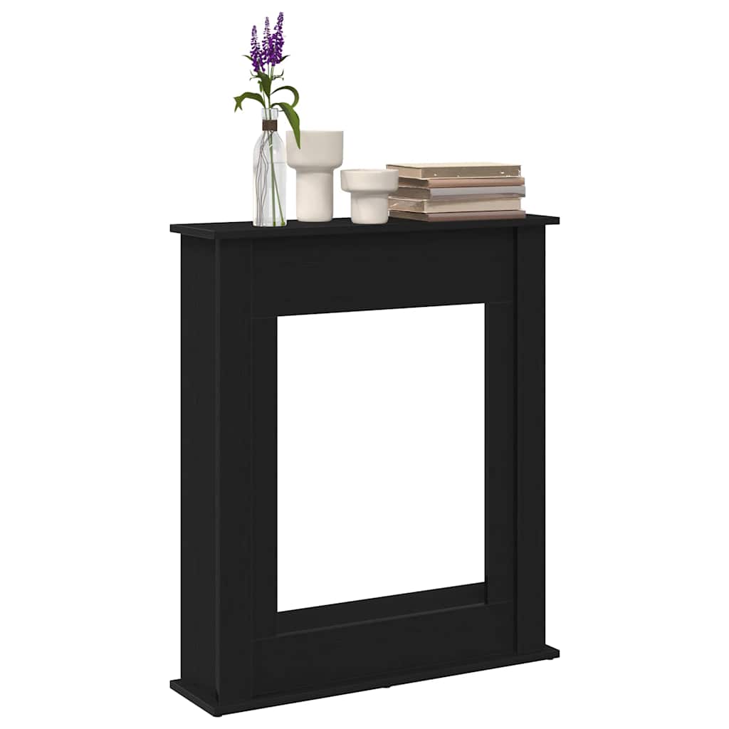 Krbový Rám Černý Dub 75X20X87,5 Cm, Konstrukční Dřevo